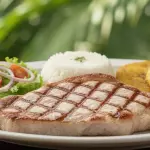 Carne de cerdo a la plancha