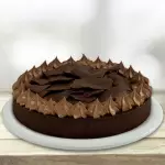 Torta de mousse de chocolate