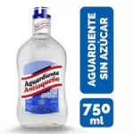 Botella Aguardiente. guaro Azul 75c