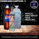 Anis Cartujo + Pepsi + Hielo