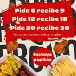 Paga 6 alitas recibe 9