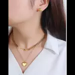 3 Set joya con adorno de corazón