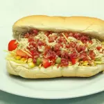 HOT DOG DUPLO C/FRANGO E BACON