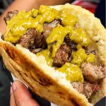 Arepa rellena Rib eye