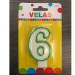 VELA #6 SILVER 622104S-N-6