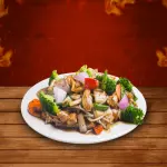 Pollo con verduras