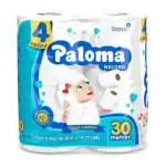 Papel higiênico paloma c/4