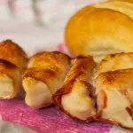 Espeto Frango com bacon