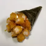 Temaki de camarão com cream cheese