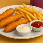 Solo nuggets con papas