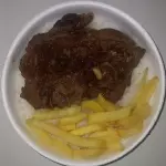 Bife de Fígado de Boi Acebolado