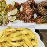 18 PIEZAS + PAPAS FRITAS