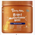 MULTIVITAMINA 8 EN 1 ZESTY PAWS 90