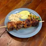 Espetinho de Alcatra com Bacon