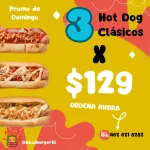 DOMINGO 3 Hot Dog sencillos