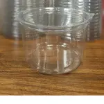 Envase Transp c/tapa visagra 12cm
