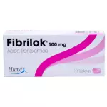Fibrilok 500mg caja x10 tabletas