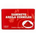SABONETE EM BARRA ARGILA VERMELHA 90