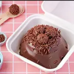 Bolo Mini vulcão Brigadeiro