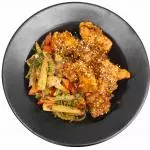 CHOP SUEY POLLO NARANJA