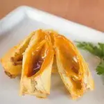 Harumaki doce de leite  com banana
