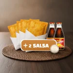 4 PASTELES + 2 MALTAS + 2 SALSAS