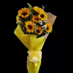 especiales detalles ramos girasoles