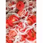 Salada de tomate com cebola