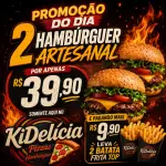 2 hambúrguer artesanal