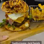 HAMBURGUESA JACK DANIELS DOBLE CARNE