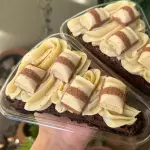 Fatia de Brownie Kinder Bueno