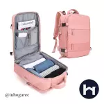 Mochila viaje triple cierre