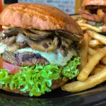 MUSHROOM SWISS BURGER