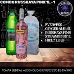 Russkaya Pink 1L+Evervess+Hielo