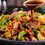 Yakisoba Misto (carne/frango) 500g