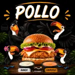 HAMBURGUESA POLLO