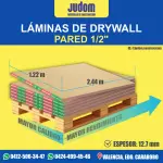 0750│LAMINA DE YESO 1/2" x 1.22 x 2
