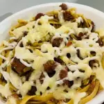 Macarrão na chapa