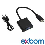 CONVERSOR HDMI/VGA FÊMEA EXBOM
