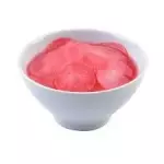 Porción de nabo encurtido