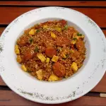 Arroz chaufa de Chorizo Antioqueño