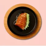 Sashimi de Salmão levemente grelhado