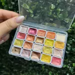 Paleta 20 Cores Pigmentos Metálico 3