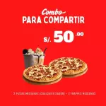 Combo 2 medianas + 2 frappés