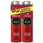 2 Old Spice ADVENTURE SPRAY 93GR C/U