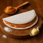 Tapioca com Doce de Leite
