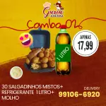 30 Salgados + refrigerante 1L