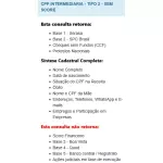 CPF INTERMEDIARIA TIPO 2 SEM SCORE