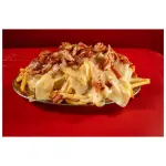 FRITA MÉDIA COMBACON E QUEIJO