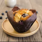 Muffin de arándanos y yogurt
